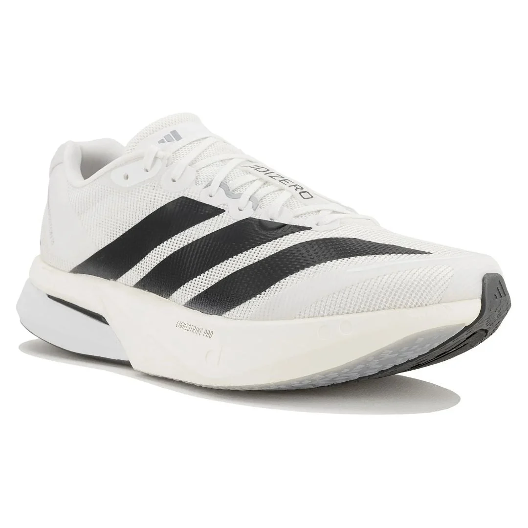 Adidas Adizero Boston 13 - White Black - Image 2