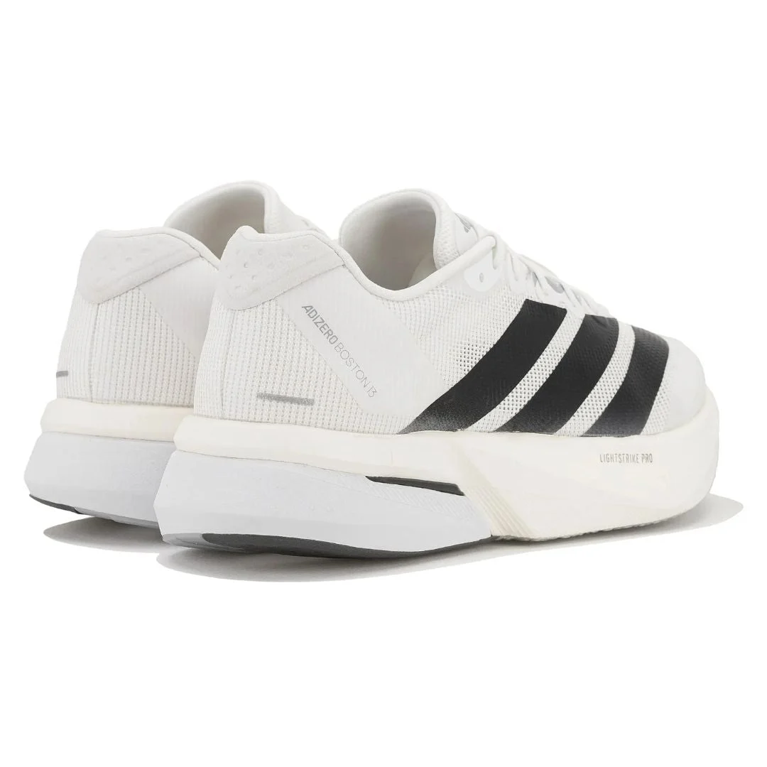 Adidas Adizero Boston 13 - White Black - Image 3