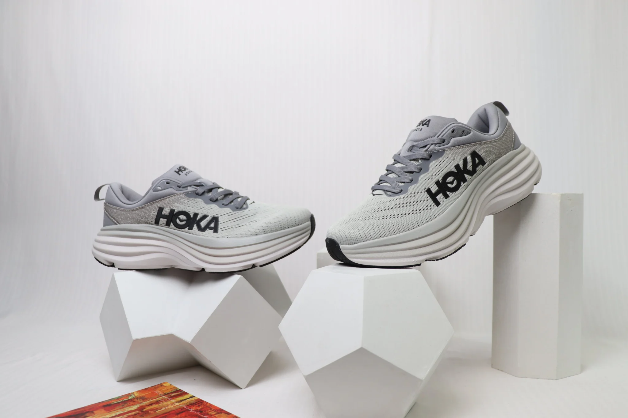 Hoka Bondi 8 - Cloud Steel - Image 3