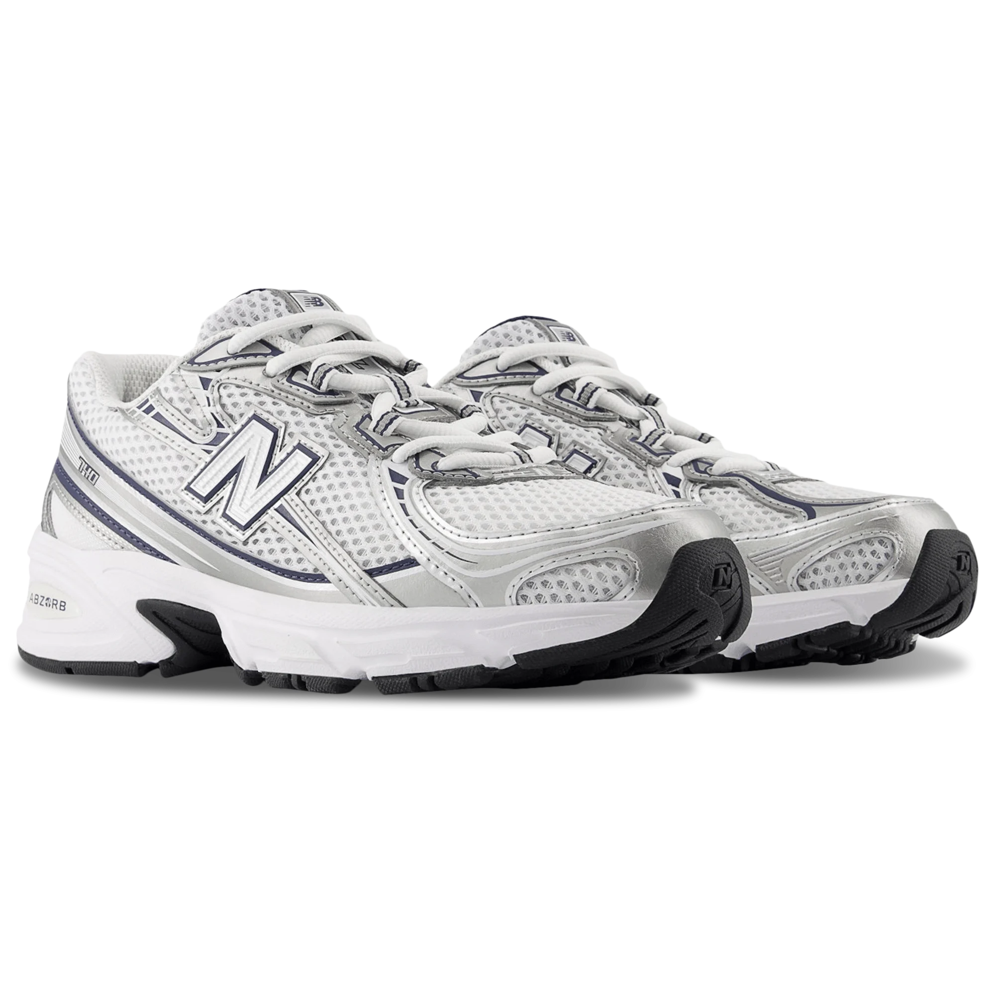 New Balance 740 - White/Blue - Image 2
