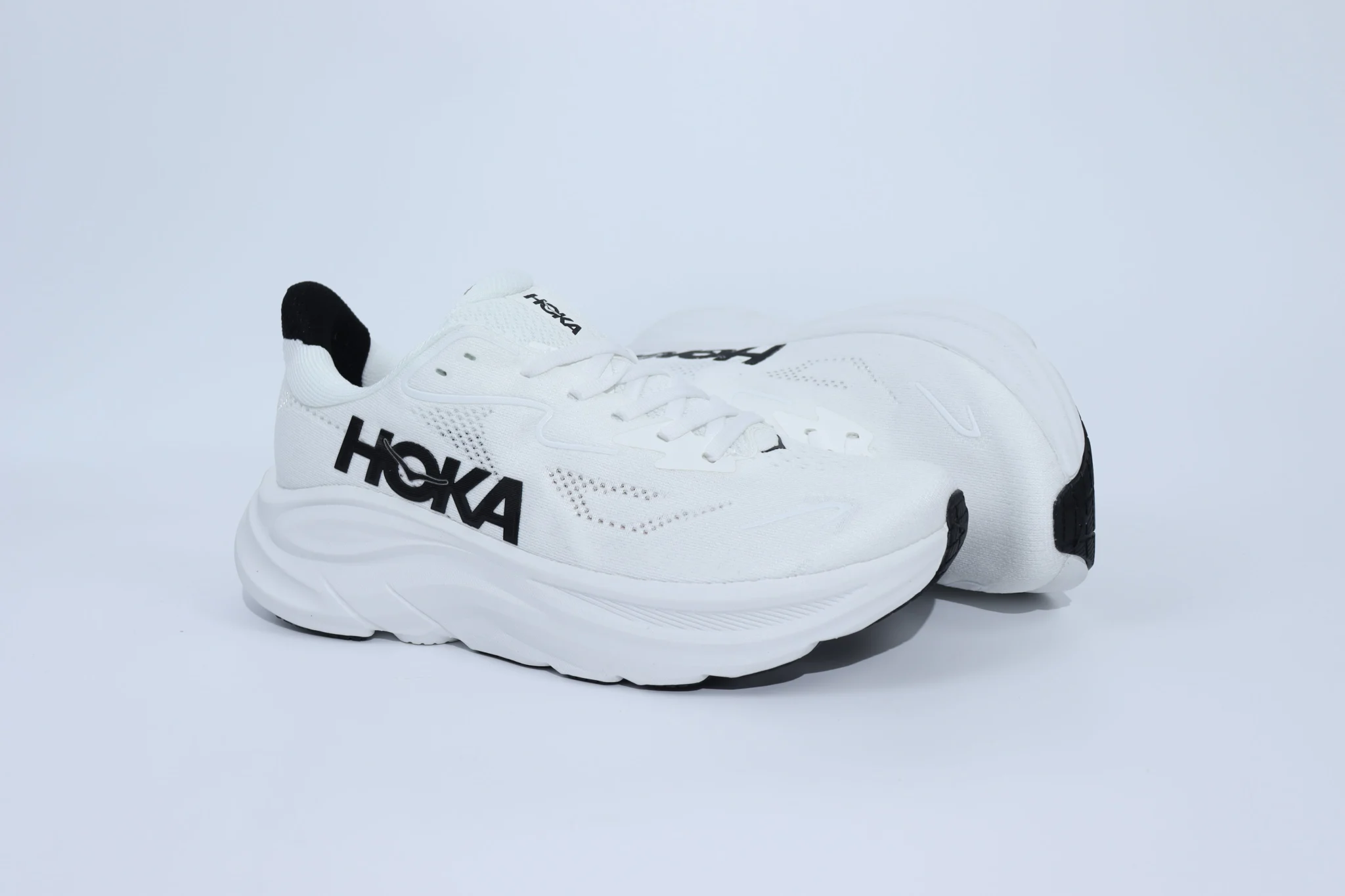 Hoka Clifton 10 - White Black - Image 7