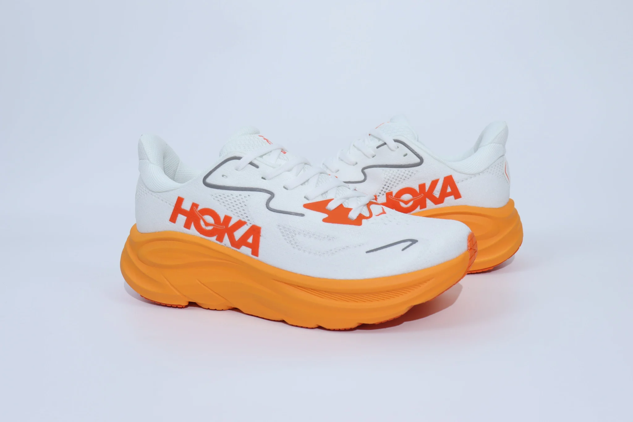 Hoka Clifton 10 - Orange - Image 4