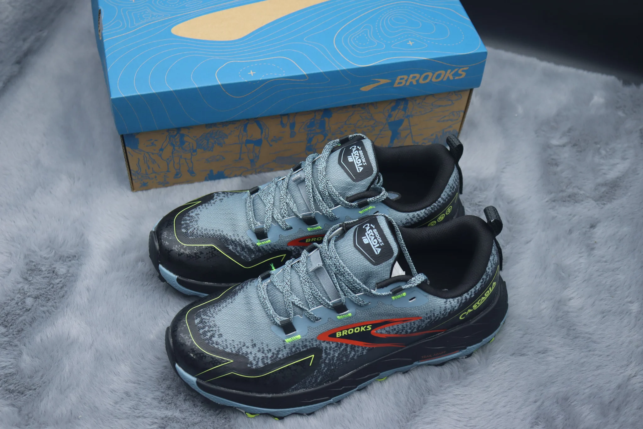 Brooks Cascadia 18 - Storm Blue - Image 7