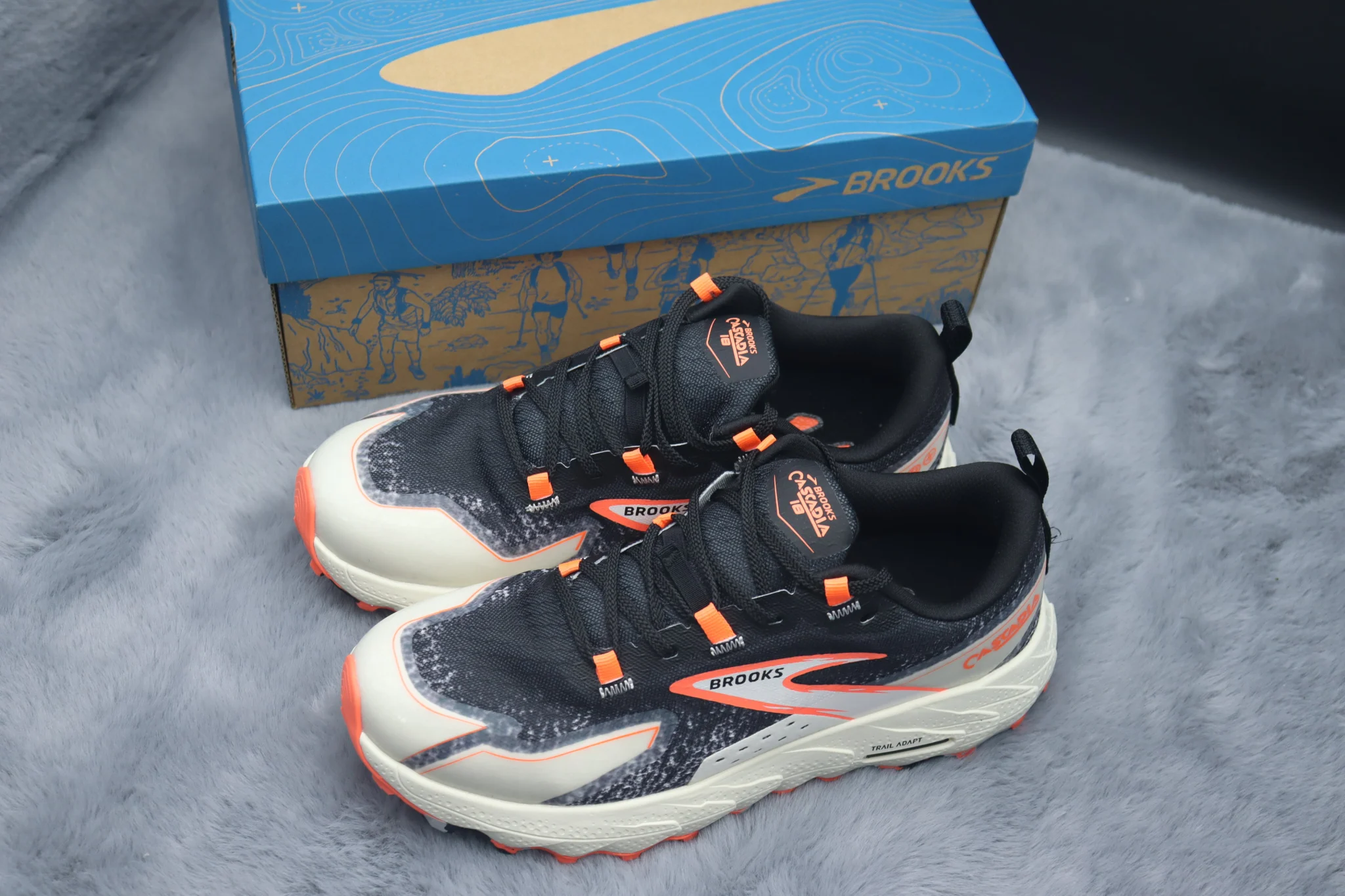 Brooks Cascadia 18 - Neon Ember - Image 3