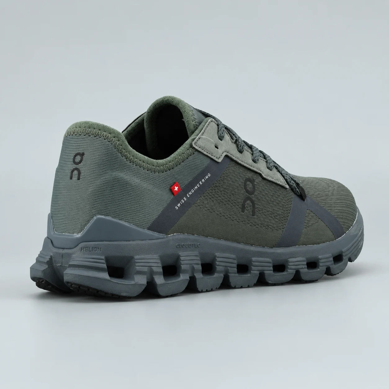 On Cloud X 4 AD - Olive/Grey - Image 3