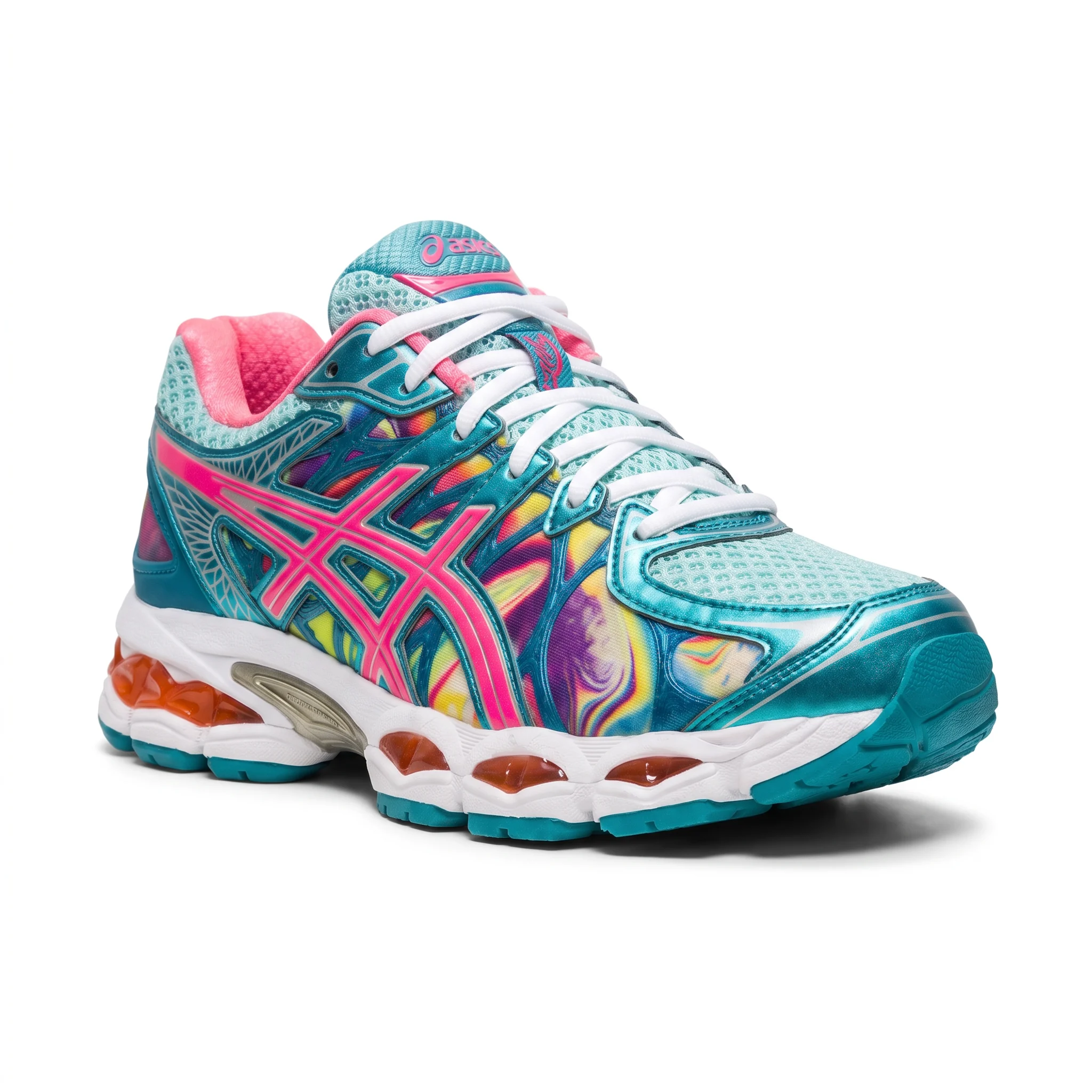 ASICS GEL-NIMBUS 16 - Aqua Pink Prism - Image 3