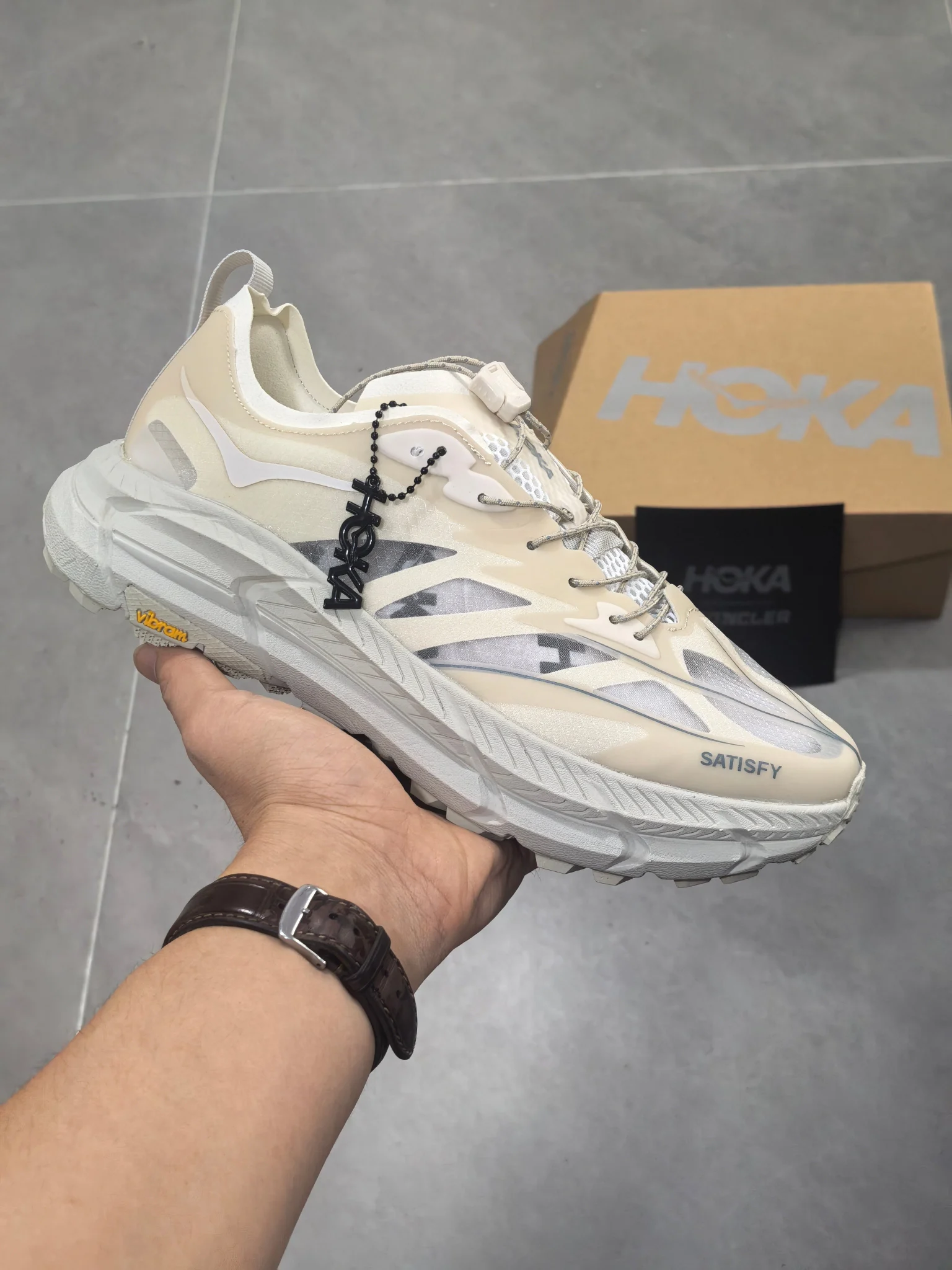 Hoka Mafate Speed 2 - Desert Cream