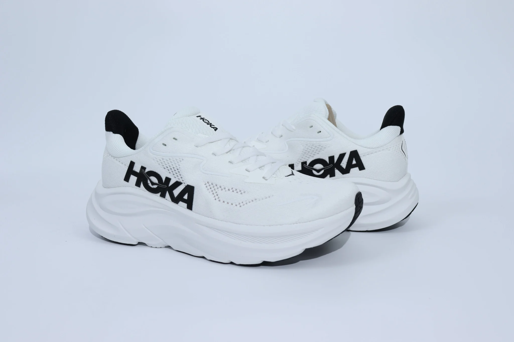 Hoka Clifton 10 - White Black - Image 6