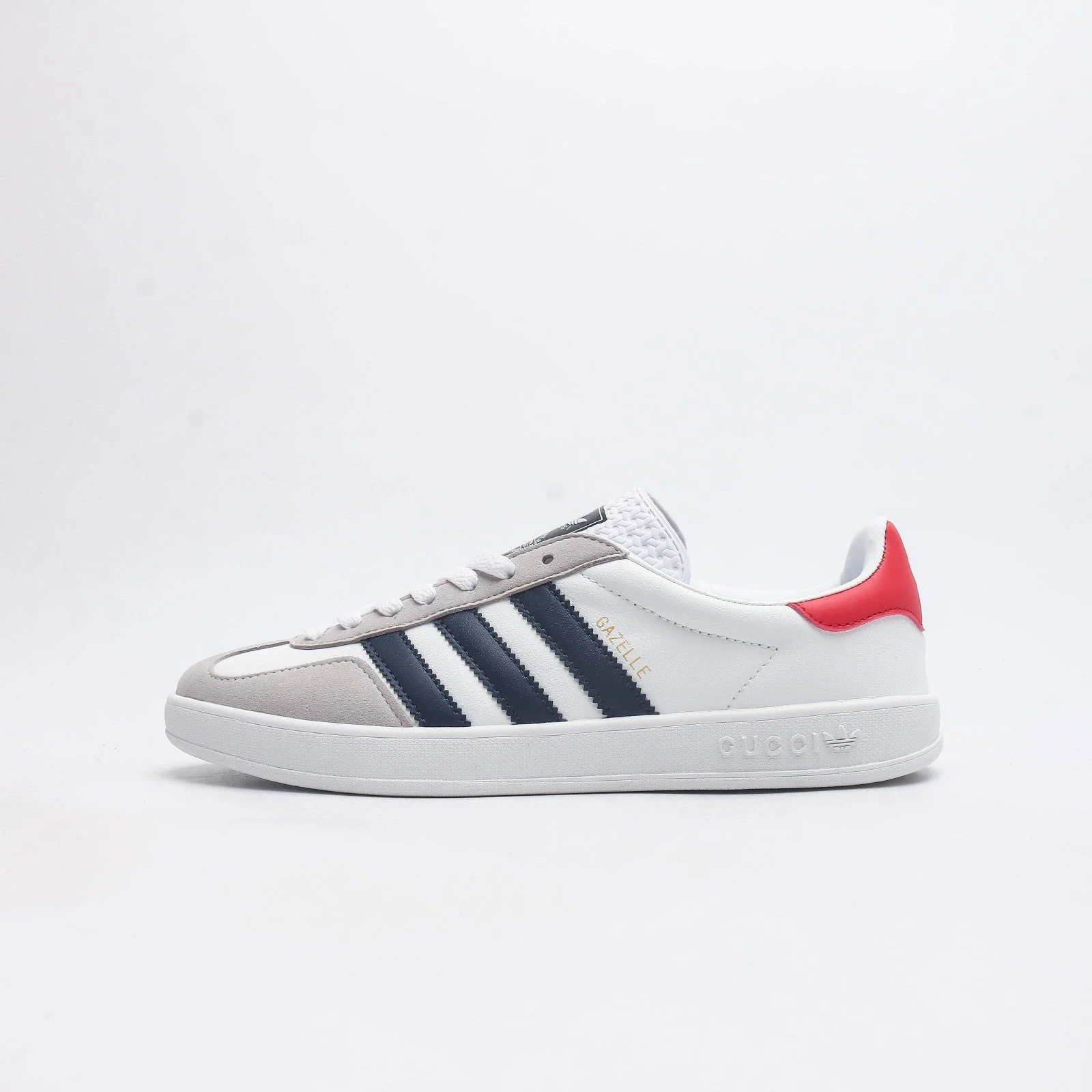 Adidas Gazelle - White/Navy - Image 4