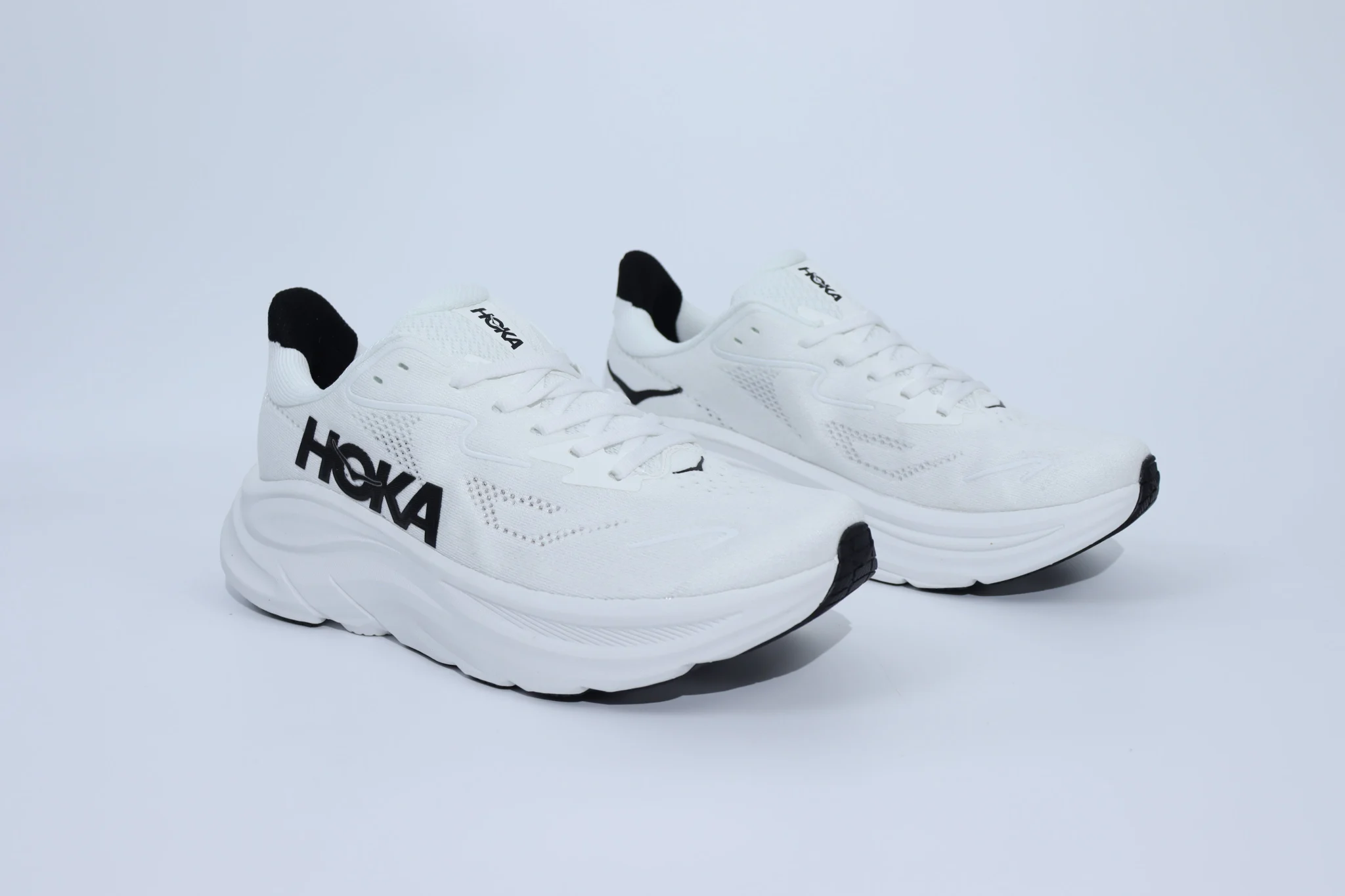 Hoka Clifton 10 - White Black - Image 8