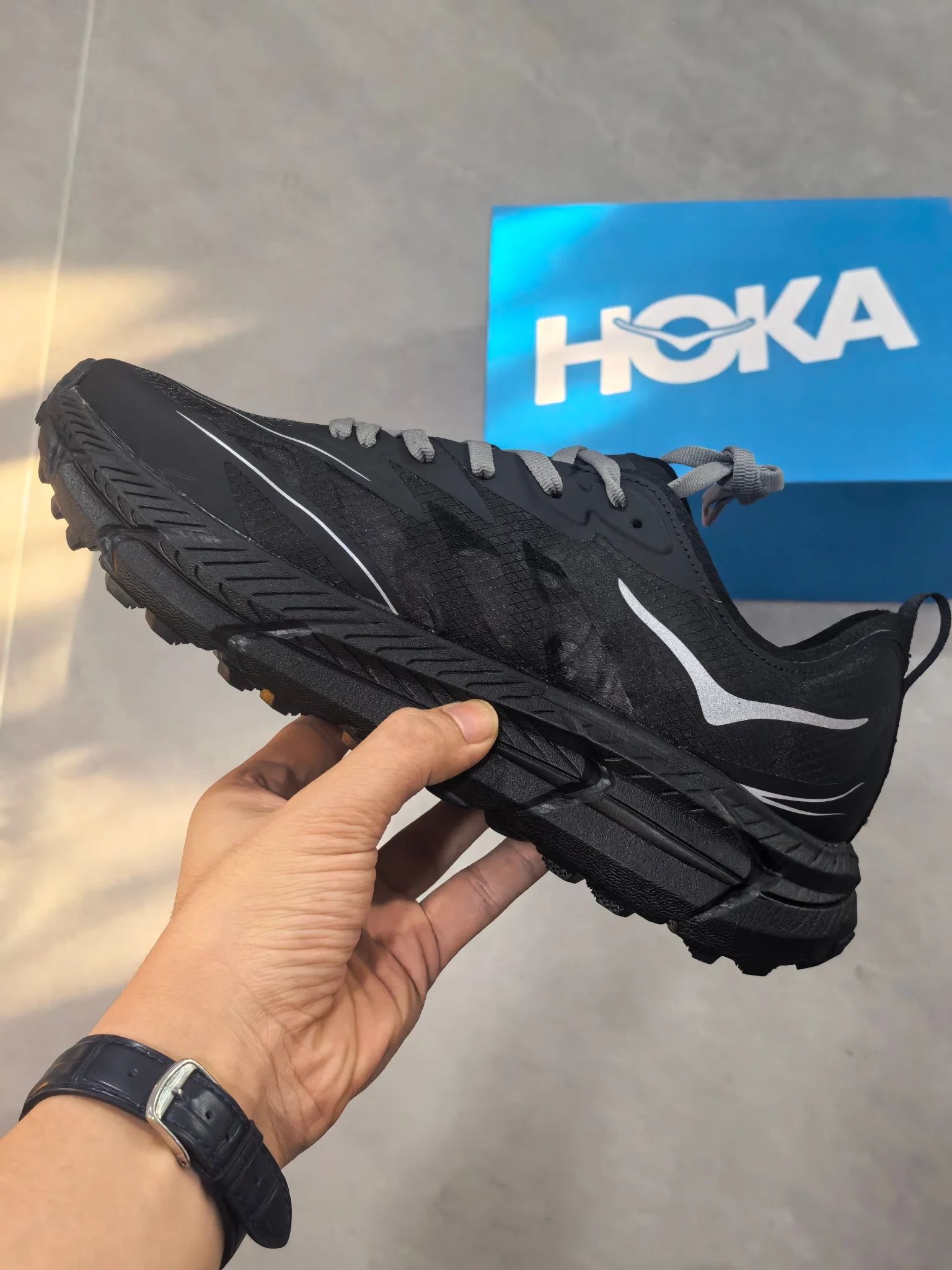 Hoka Mafate Speed 2 - Stealth Black - Image 4