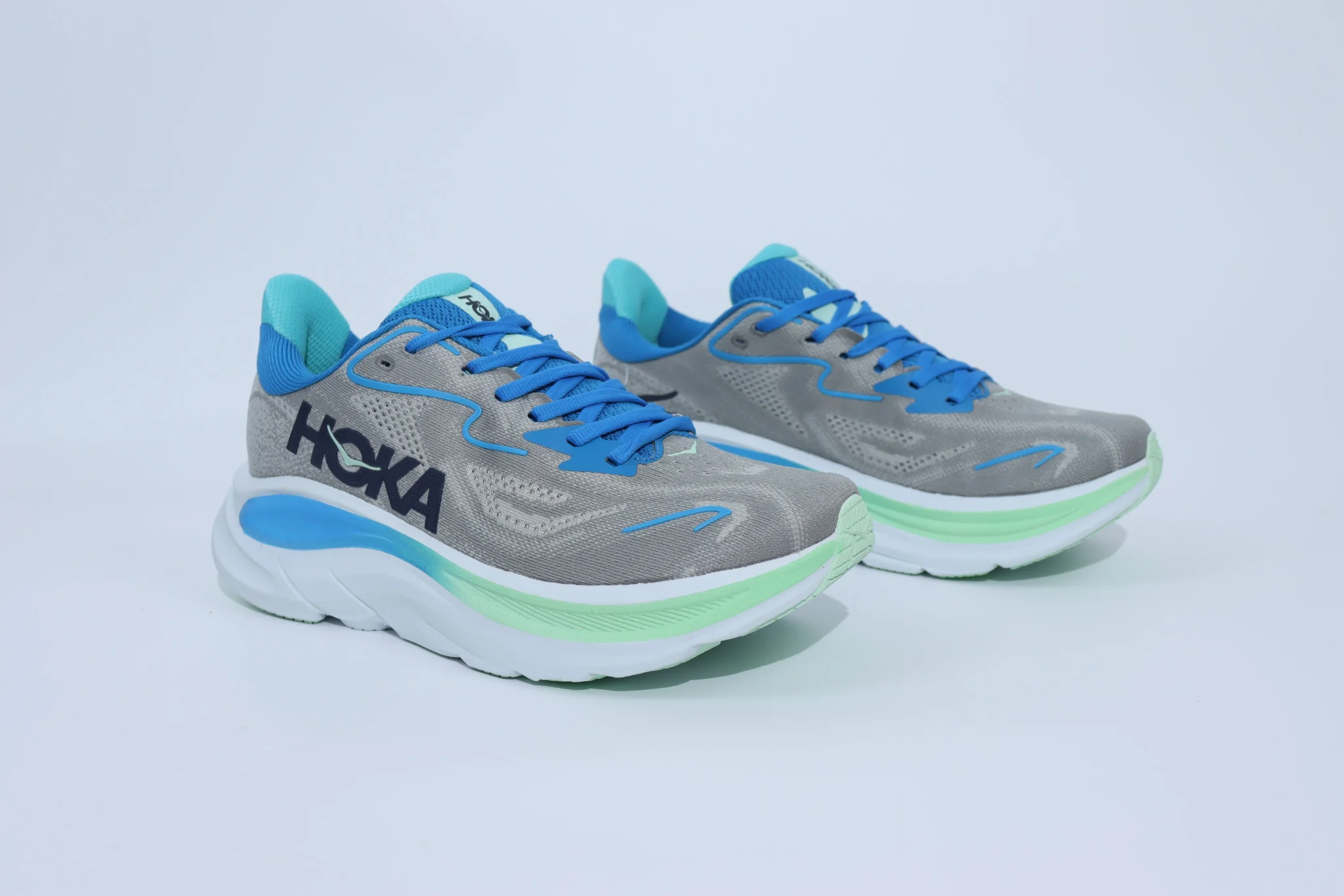 Hoka Clifton 10 - Grey Mint - Image 7