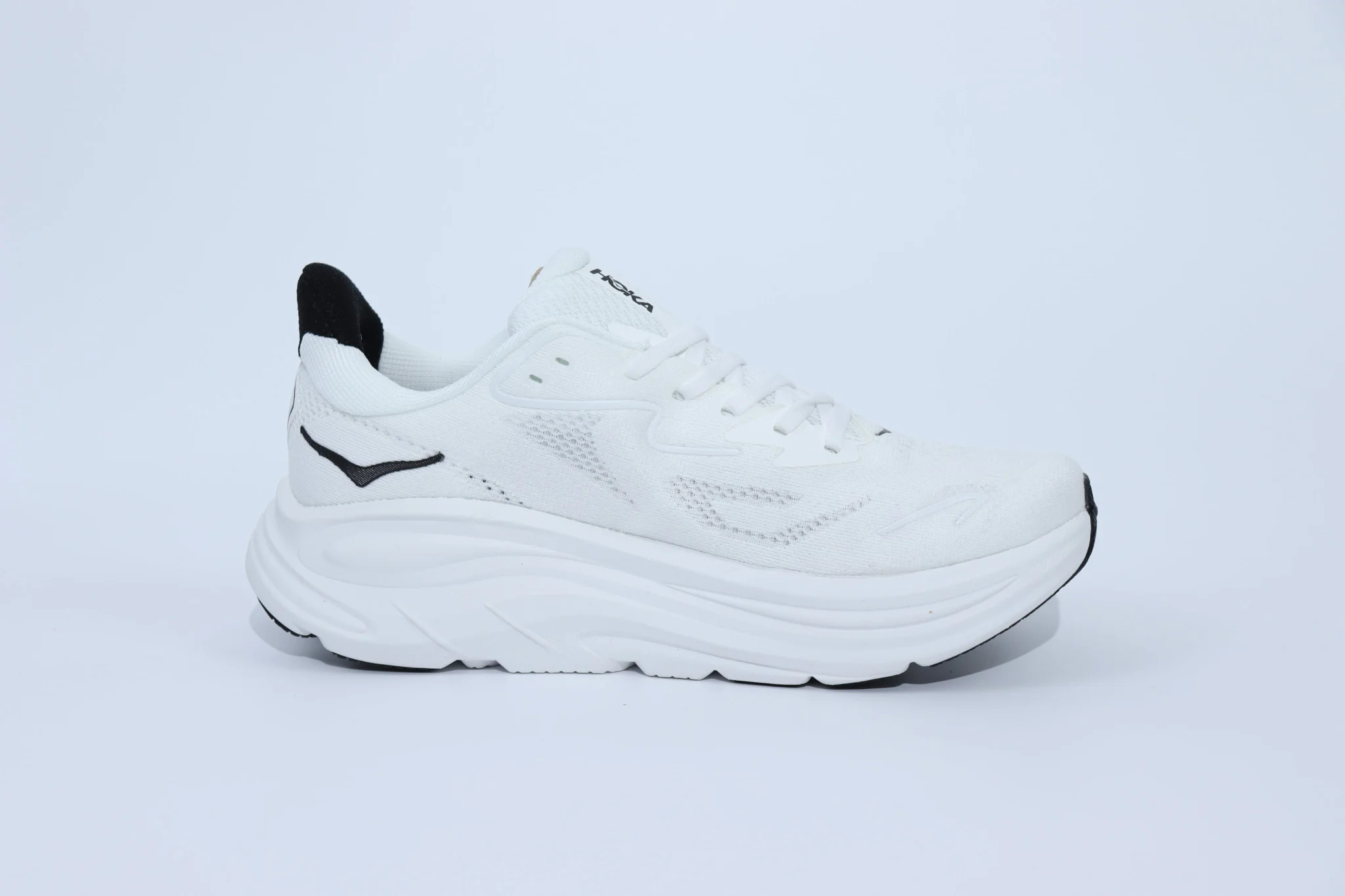 Hoka Clifton 10 - White Black - Image 2