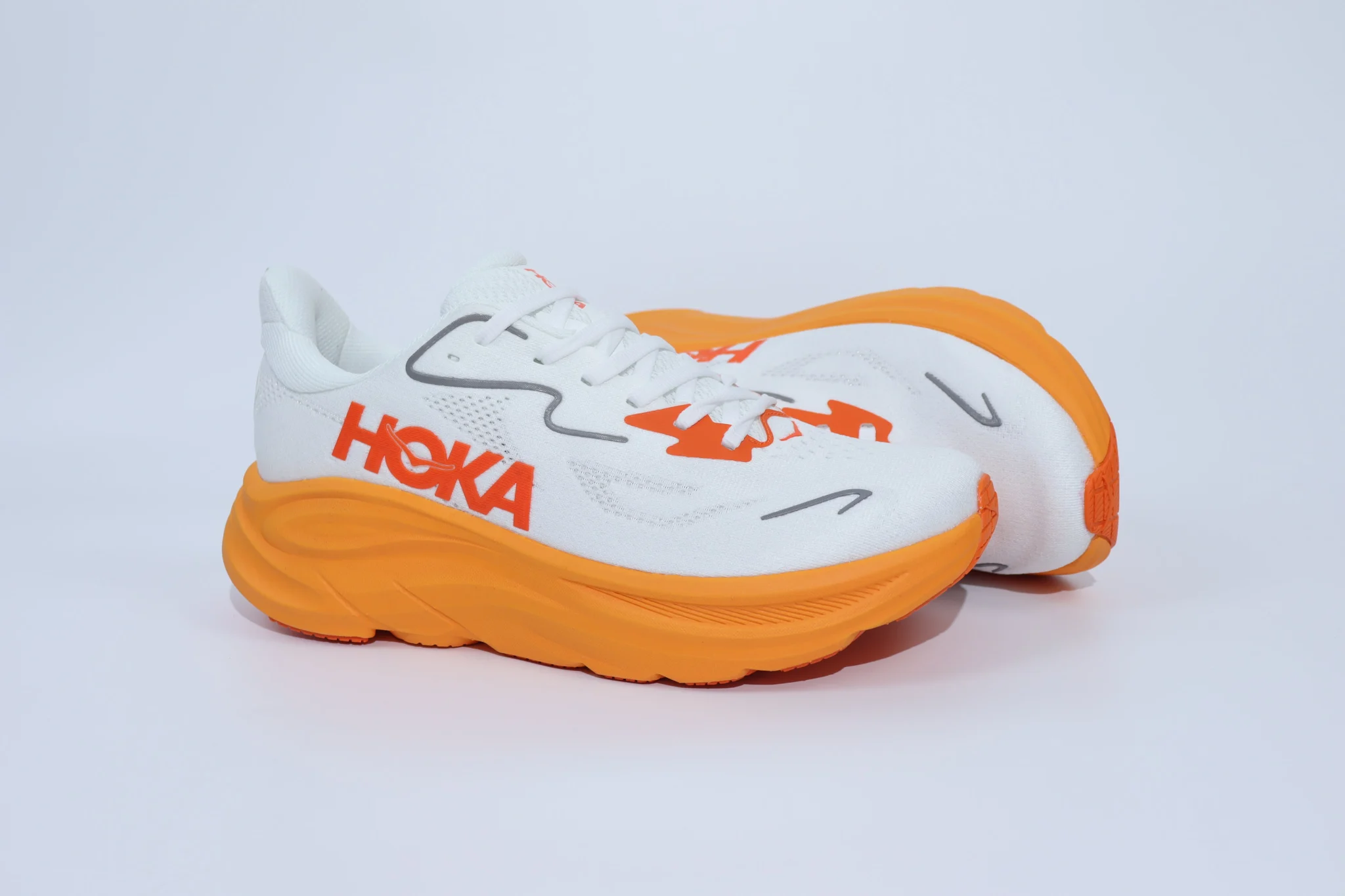 Hoka Clifton 10 - Orange - Image 6