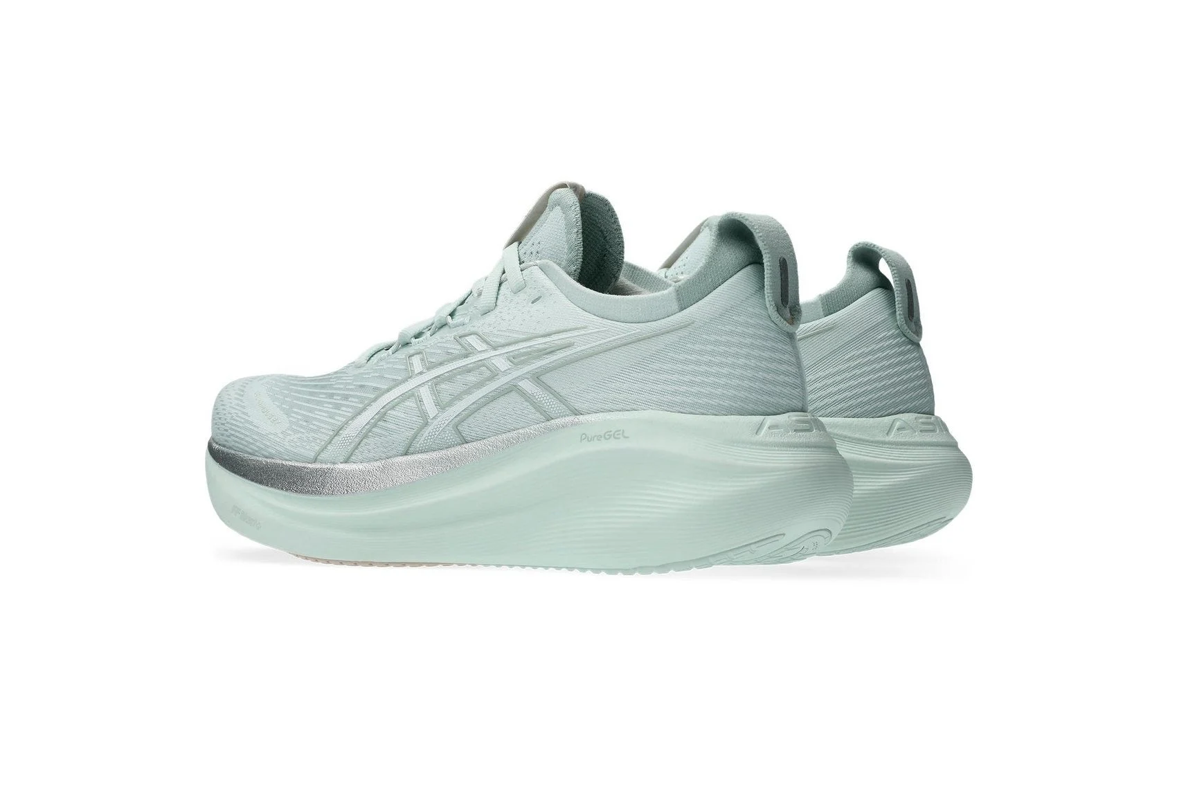 ASICS GEL-NIMBUS 27 - Pure Aqua Blanc - Image 3