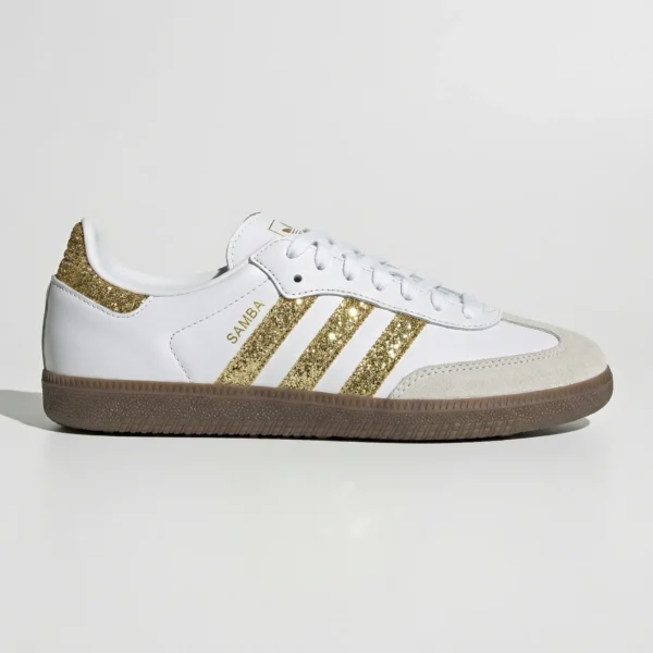 Adidas Samba OG Gold Glitter