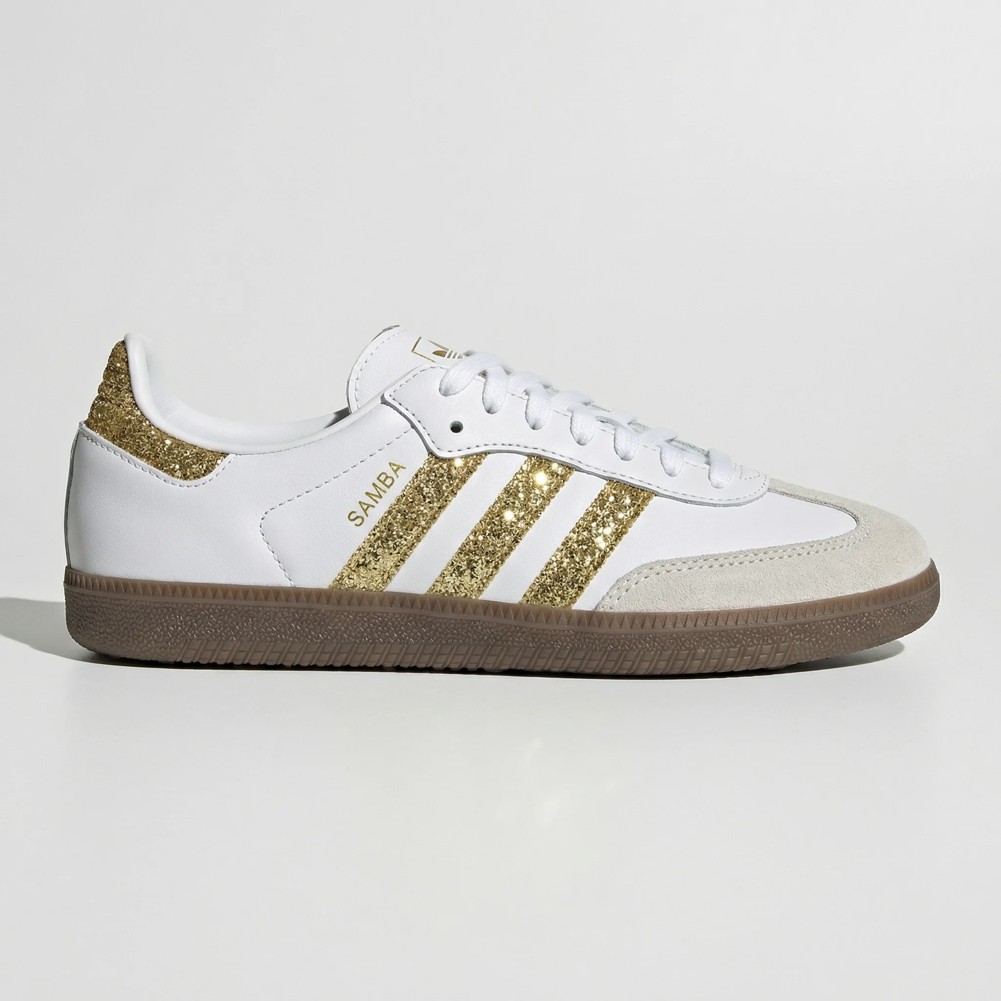 Adidas Samba OG Gold Glitter